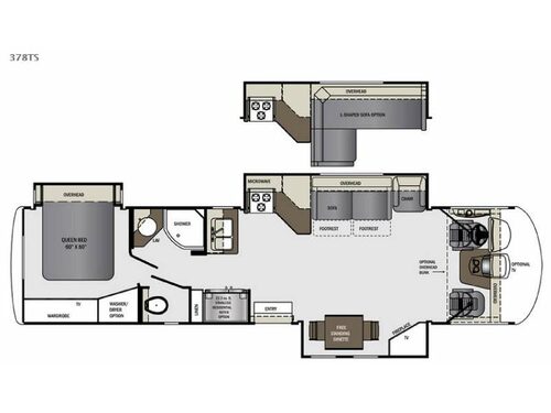 Georgetown XL 378TSF Floorplan