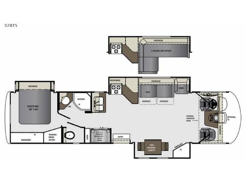 Floorplan - 2015 Forest River RV Georgetown XL 378TSF