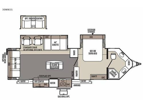 Flagstaff V-Lite 30WIKSS Floorplan