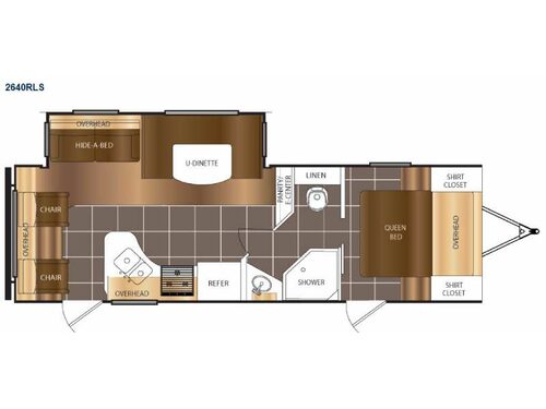 Floorplan - 2015 Prime Time Manufacturing Tracer 2640RLS