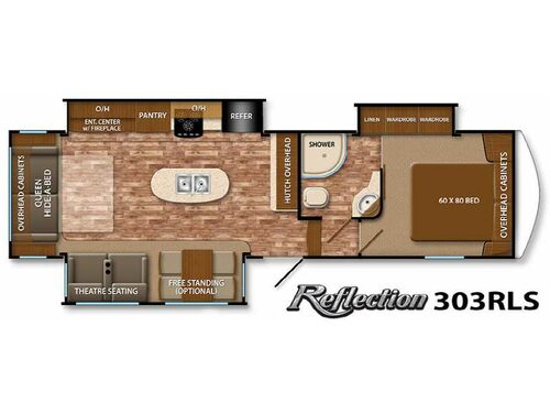 Reflection 303RLS Floorplan