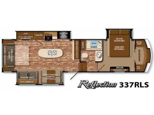 Floorplan - 2015 Grand Design Reflection 337RLS