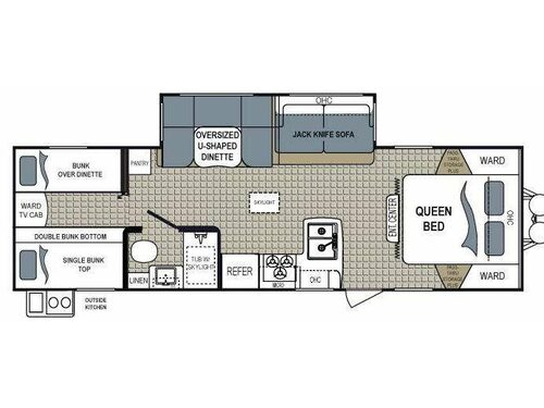 Kodiak 283BHSL Express Floorplan
