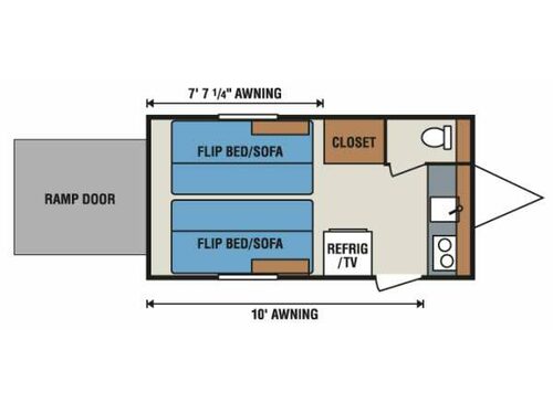 Sportsmen Classic 16FKTH Floorplan