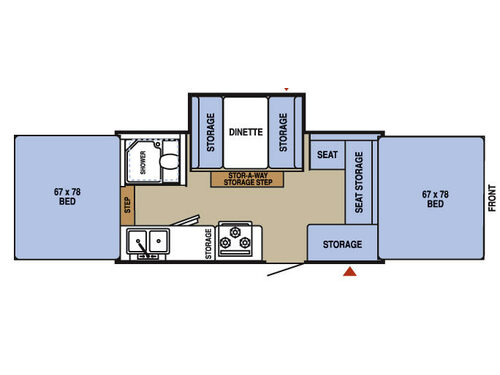 Floorplan - 2007 Starcraft  Centennial 3608