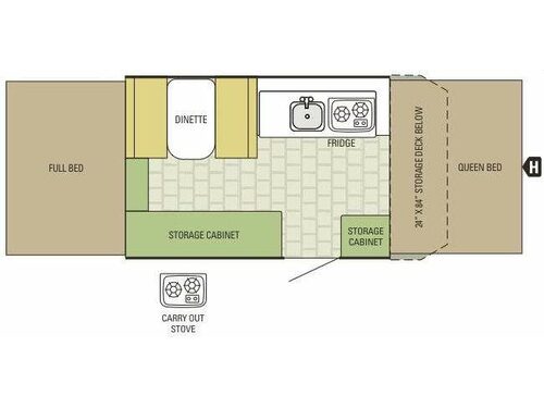 Floorplan - 2015 Starcraft Comet 10RT