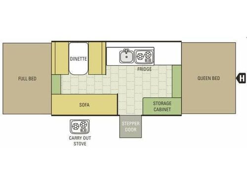 Floorplan - 2015 Starcraft Comet 1220