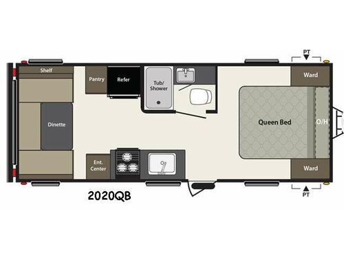 Floorplan - 2015 Keystone RV Summerland 2020QB