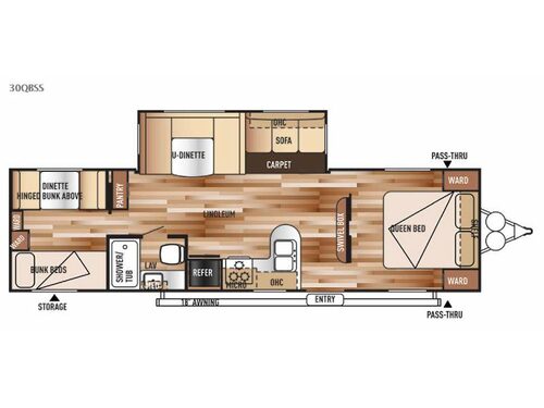 Salem 30QBSS Floorplan