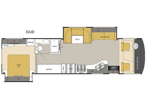 Floorplan - 2015 Coachmen RV Mirada 32UD