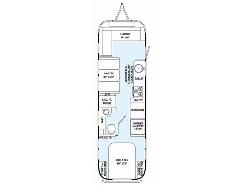 Floorplan - 2015 Airstream RV International Signature 30