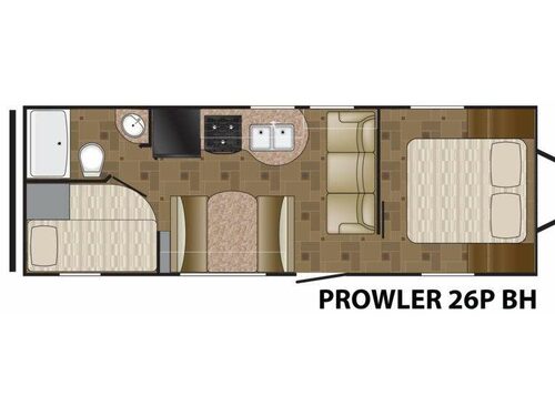 Prowler 26P BH Floorplan