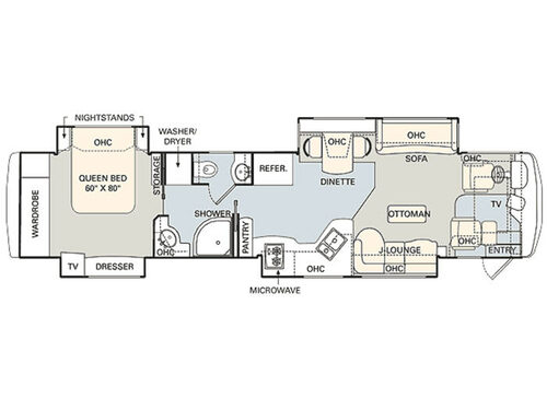Floorplan - 2006 Monaco Signature Series 42 Chateau IV