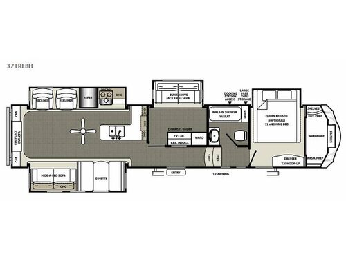 Sandpiper 371REBH Floorplan