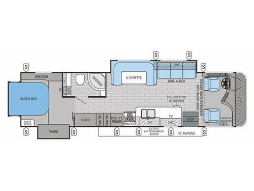 Floorplan - 2015 Jayco Precept 35UN