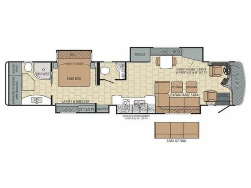 Floorplan - 2015 Entegra Coach Anthem 44B