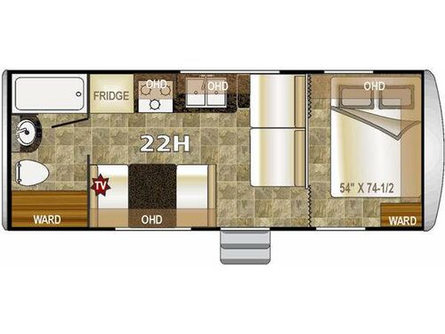 Floorplan - 2015 Northwood Nash 22H