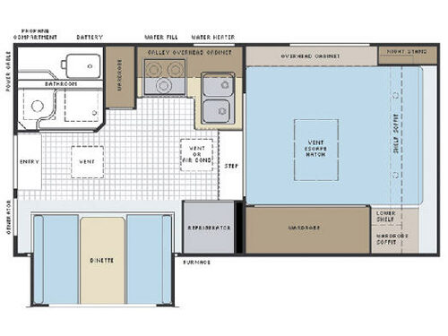 Floorplan - 2007 Lance 861