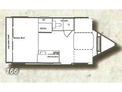 White Water 166 Retro Floorplan
