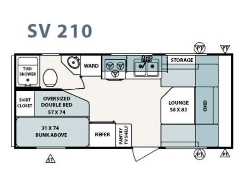 Surveyor SV 210 Floorplan