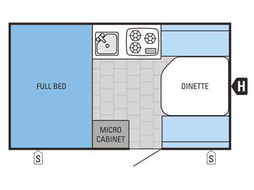 Floorplan - 2015 Jayco Jay Series Sport Hardwall 12H