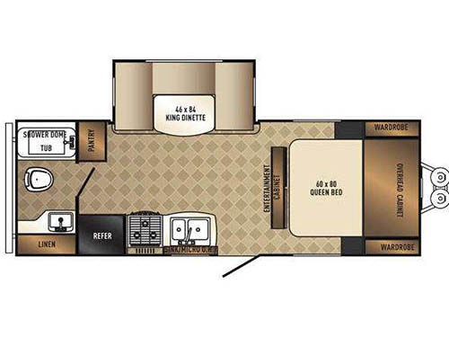 Floorplan - 2015 Palomino SolAire Ultra Lite 20RBS