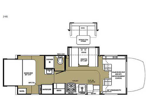 Floorplan - 2015 Forest River RV Solera 24R