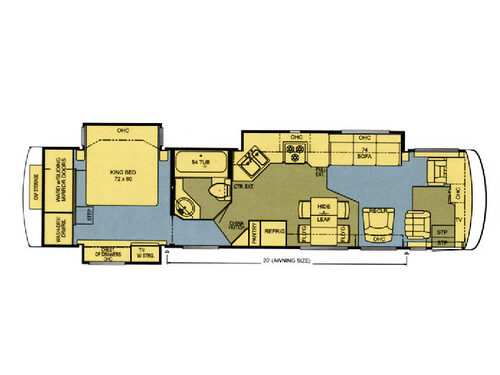Floorplan - 2006 Newmar Dutch Star DSDP 3816