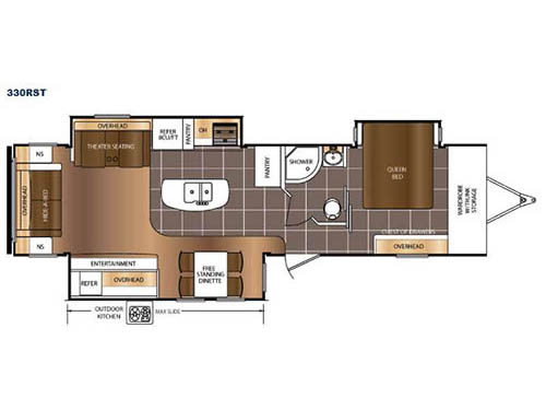 Floorplan - 2016 Prime Time RV LaCrosse 330RST