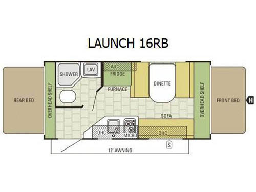 Launch 16RB Floorplan