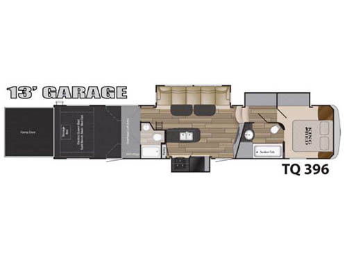 Floorplan - 2016 Heartland Torque TQ 396