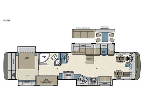 Floorplan - 2016 Forest River RV Berkshire XL 40BH
