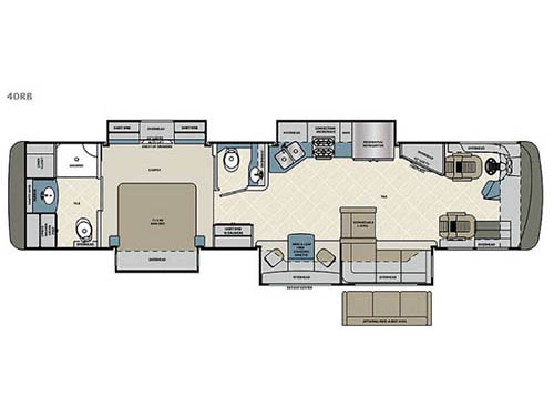 Floorplan - 2016 Forest River RV Berkshire XL 40RB