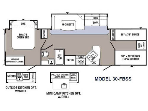 Puma 30-FBSS Floorplan