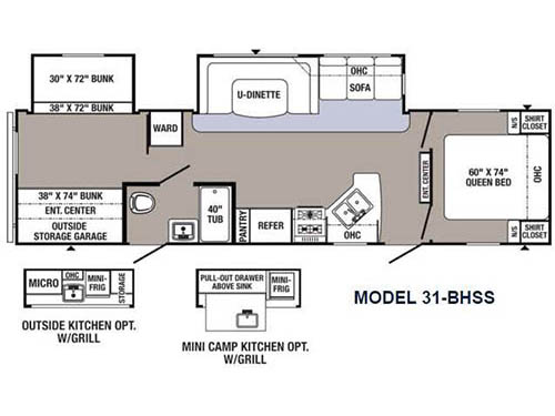 Puma 31-BHSS Floorplan