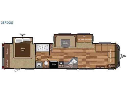 Hideout 38FDDS Floorplan