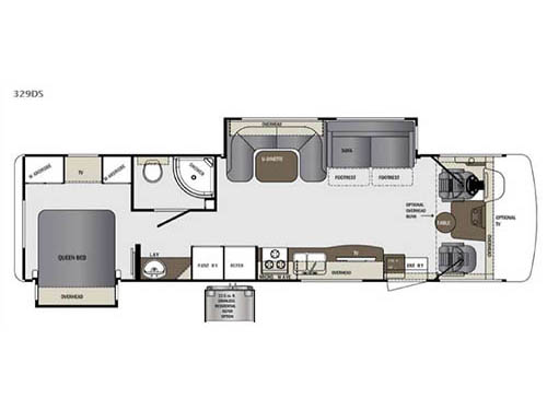 Floorplan - 2016 Forest River RV Georgetown 329DS