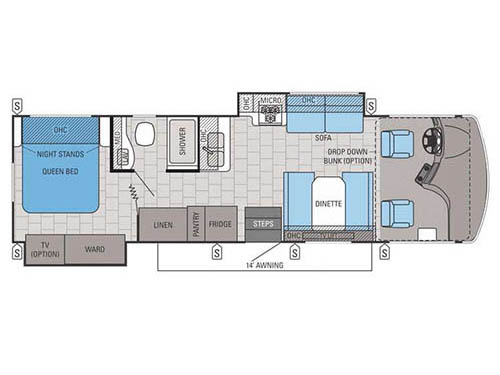 Floorplan - 2016 Jayco Alante 31L