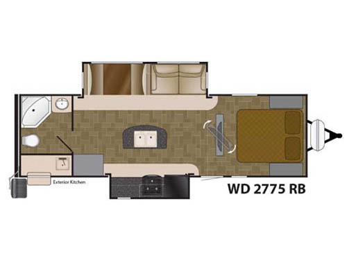 Wilderness 2775RB Floorplan