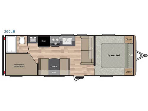 Springdale 260LE Floorplan