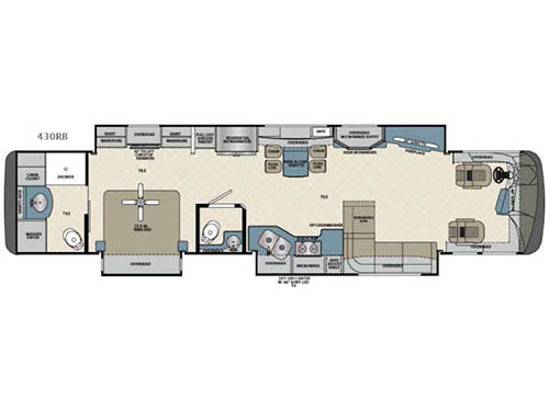 Floorplan - 2016 Forest River RV Charleston 430RB