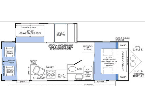 Floorplan - 2007 Sunline Solaris SR Classic T-289