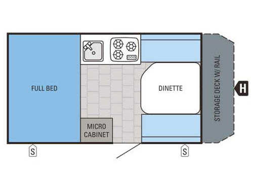 Floorplan - 2016 Jayco Jay Series Sport Hardwall 12HMD
