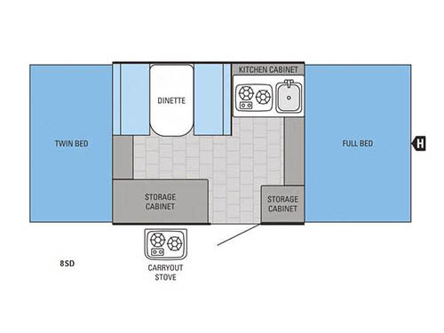 Floorplan - 2016 Jayco Jay Series Sport 8SD