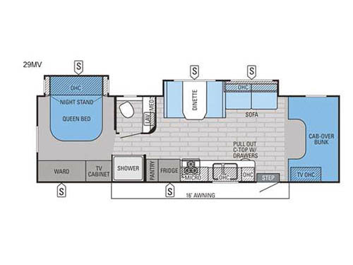 Greyhawk 29MV Floorplan