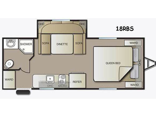 Floorplan - 2016 Pacific Coachworks Econ E18RBS