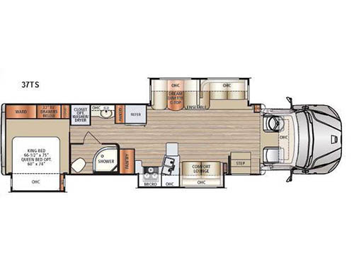 Floorplan - 2016 Dynamax DX3 37TS
