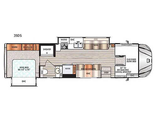 Floorplan - 2016 Dynamax FORCE 35DS