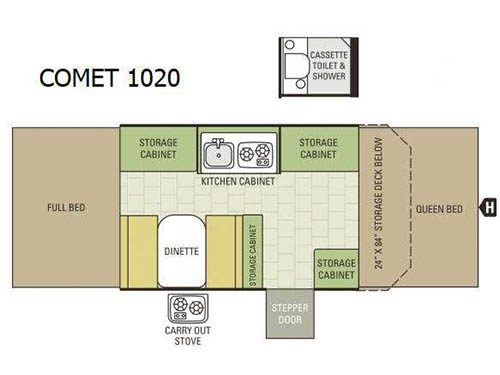 Comet 1020 Floorplan