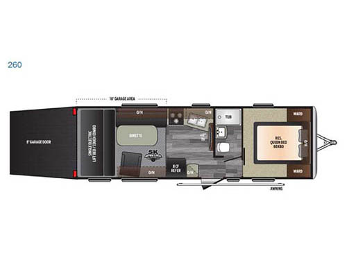 Floorplan - 2016 Keystone RV Impact 260